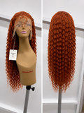 30” Deep Wave 13x6 Lace Front Wig – Color 350 – 100% Human Hair