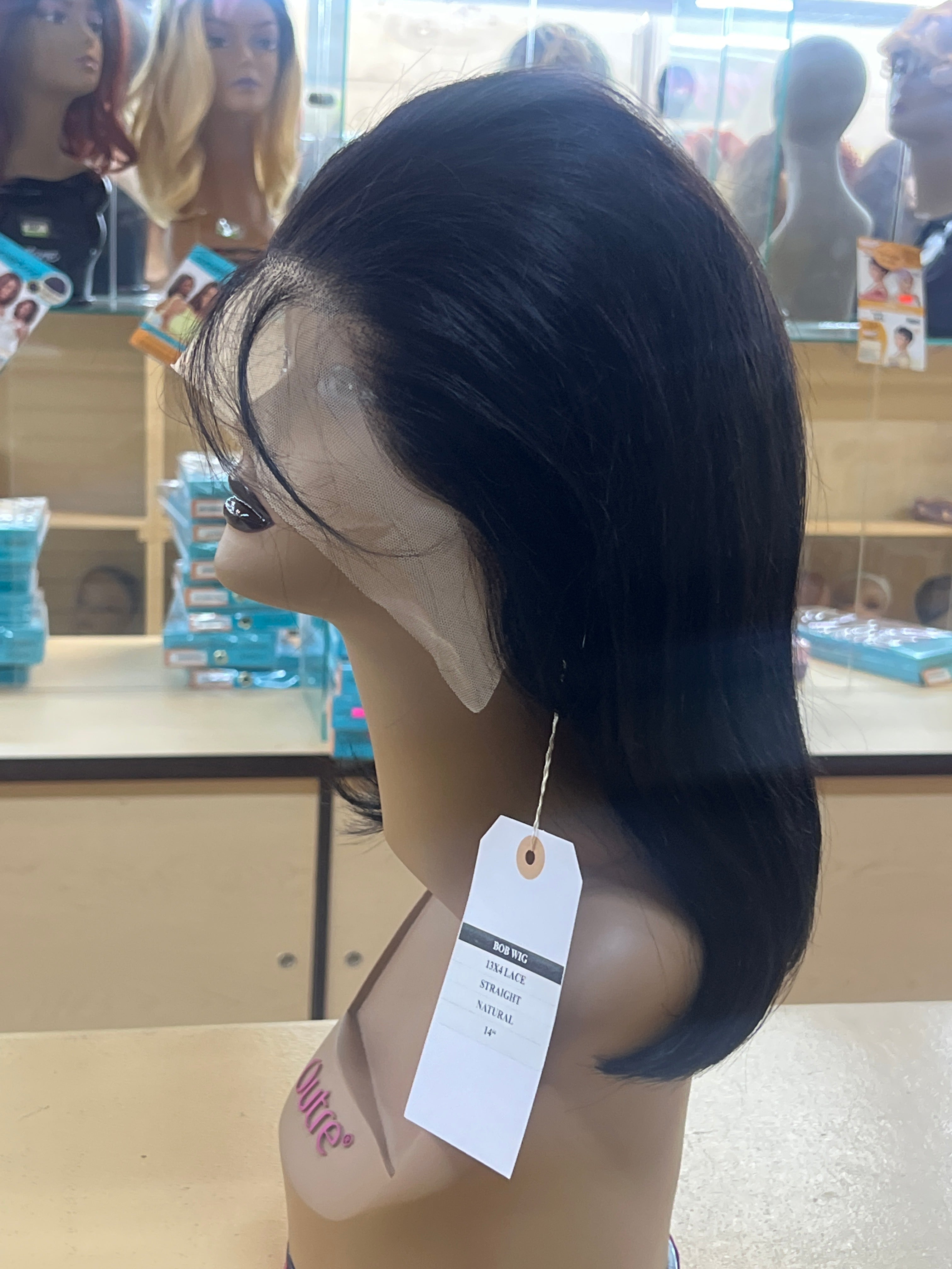 BOB wigs 13x4 natural colour 100% human hair wigs