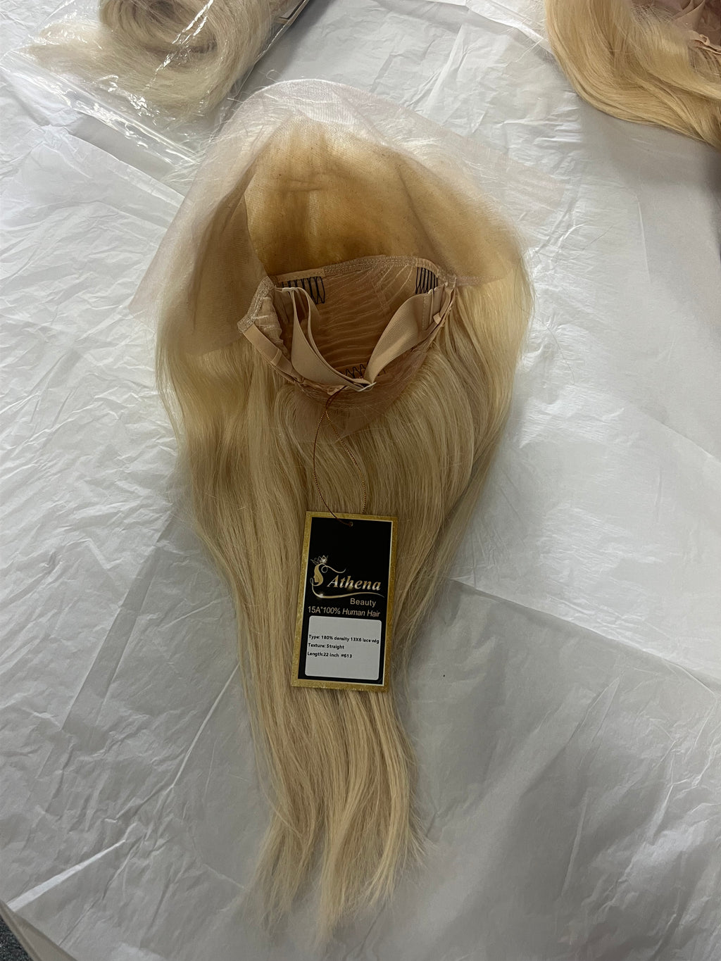 100% human hair wig 13x6 22”inch straight 
180%