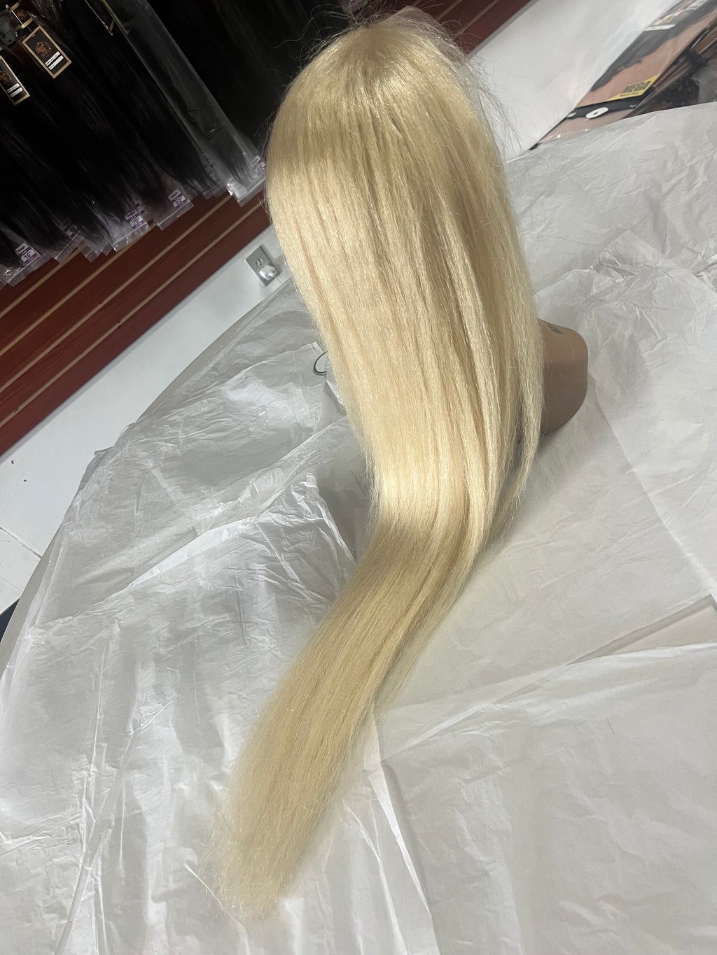 100% human hair wigs 13x4 38”inch 613 250%
