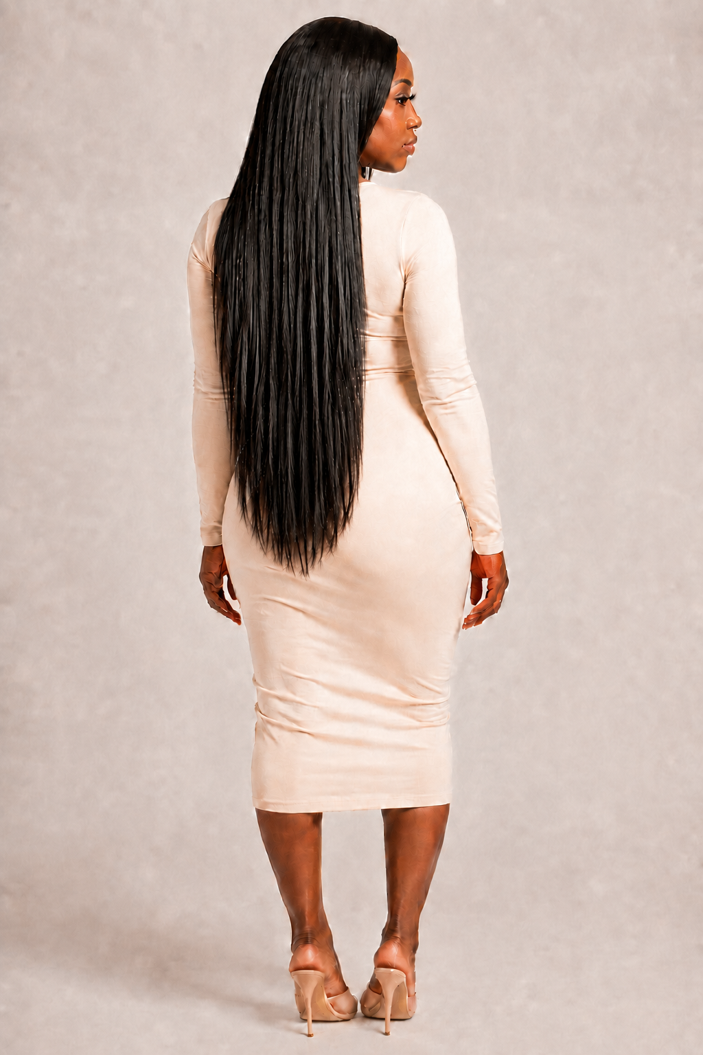 100% Human Hair 13x6  Lace Front Straight Wig, available in Natural Black and P4/27 Highlight, in lengths 22 to 38 inches.