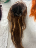 100% human hair wig 24”inch 4/27/30