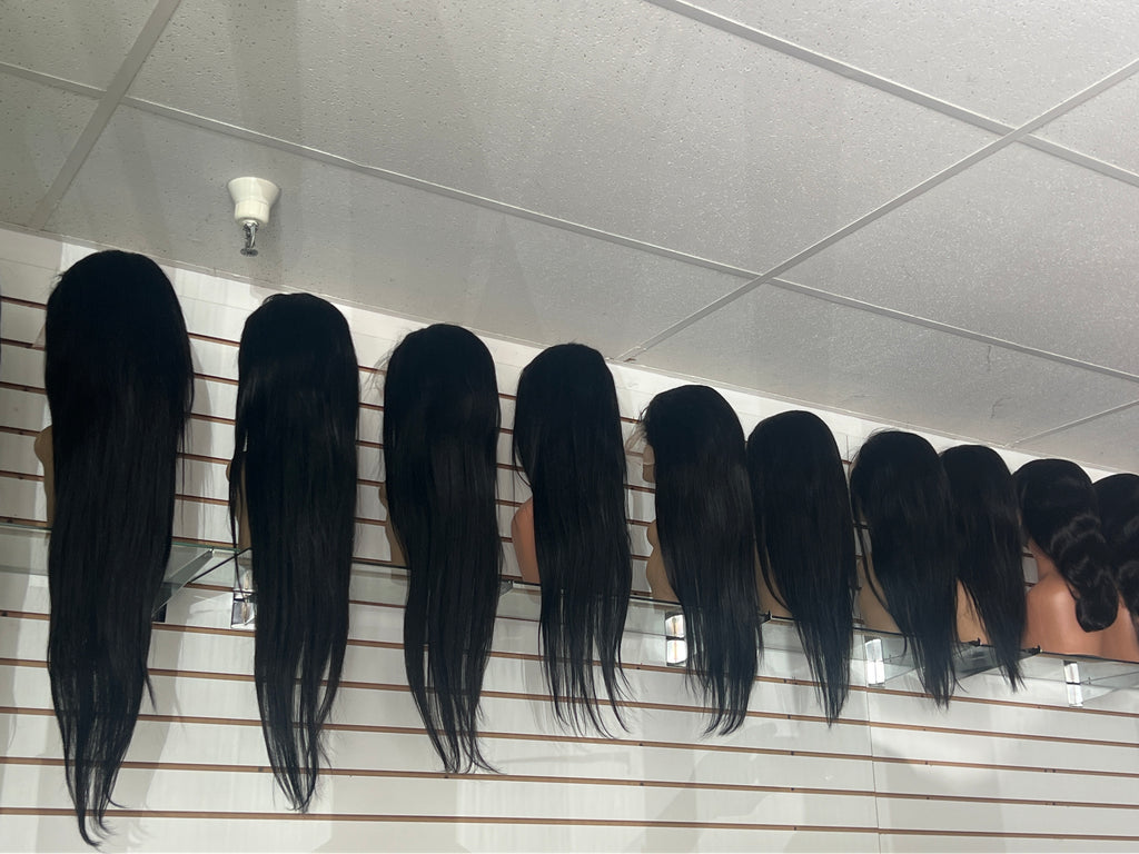 100% human hair wigs 13x6 straight body wave deep wave