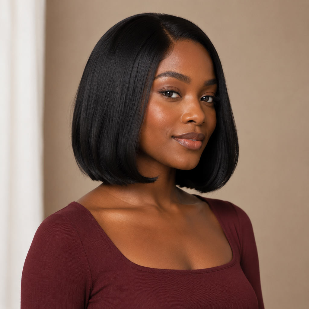 BOB wigs 13x4 natural colour 100% human hair wigs