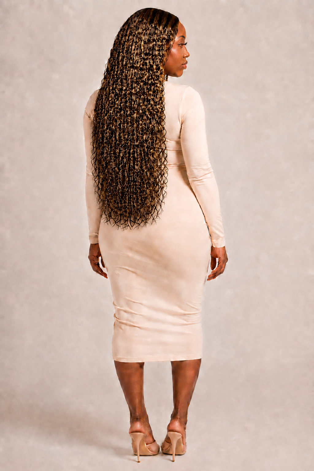 100% Human Hair 13x6  Lace Front DEEP WAVE Wig, available in Natural Black and P4/27 Highlight, in lengths 22 to 38 inches.