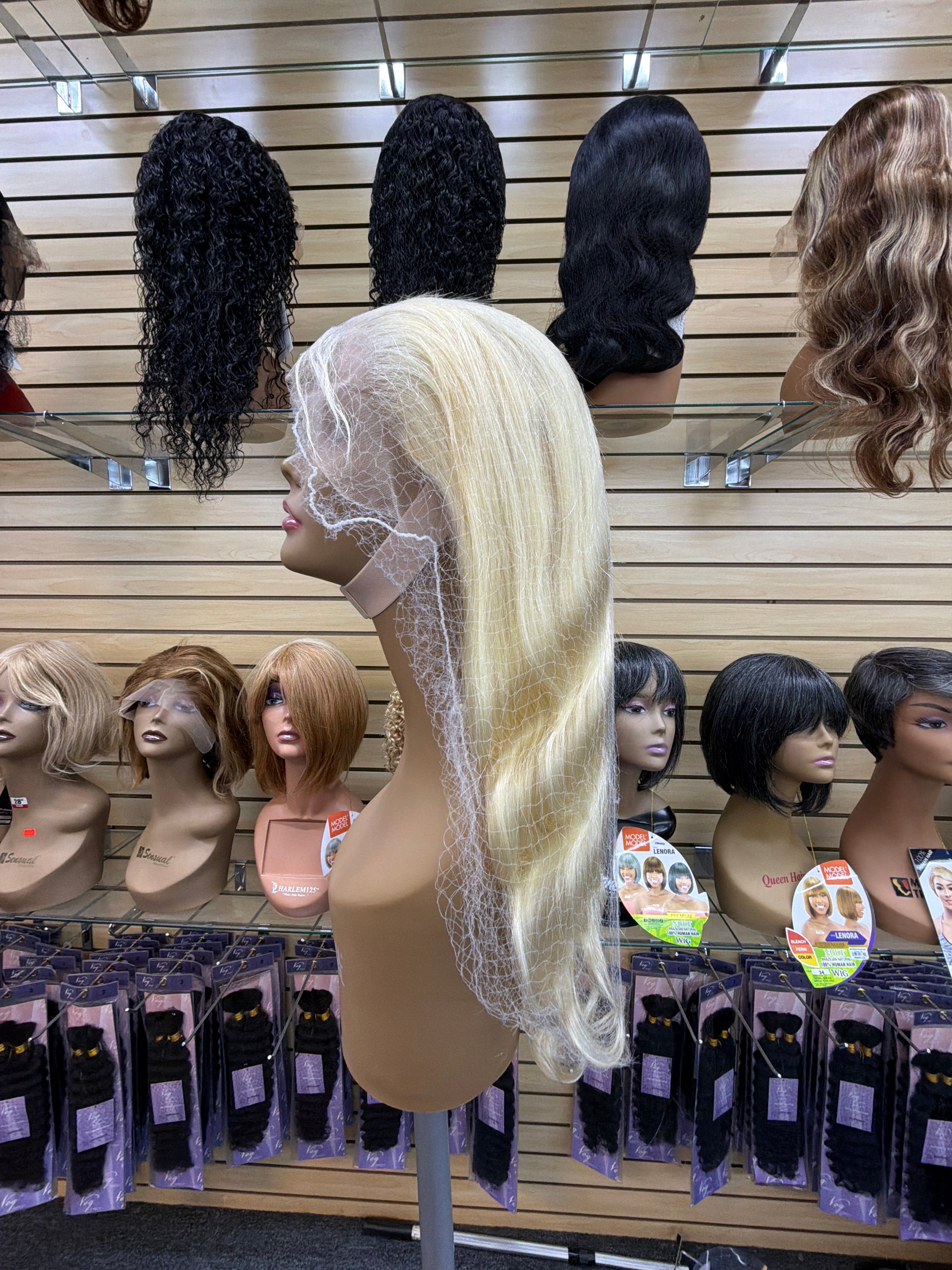 30” 613 Blonde Body Wave 13x6 Lace Front Wig – 100% Human Hair