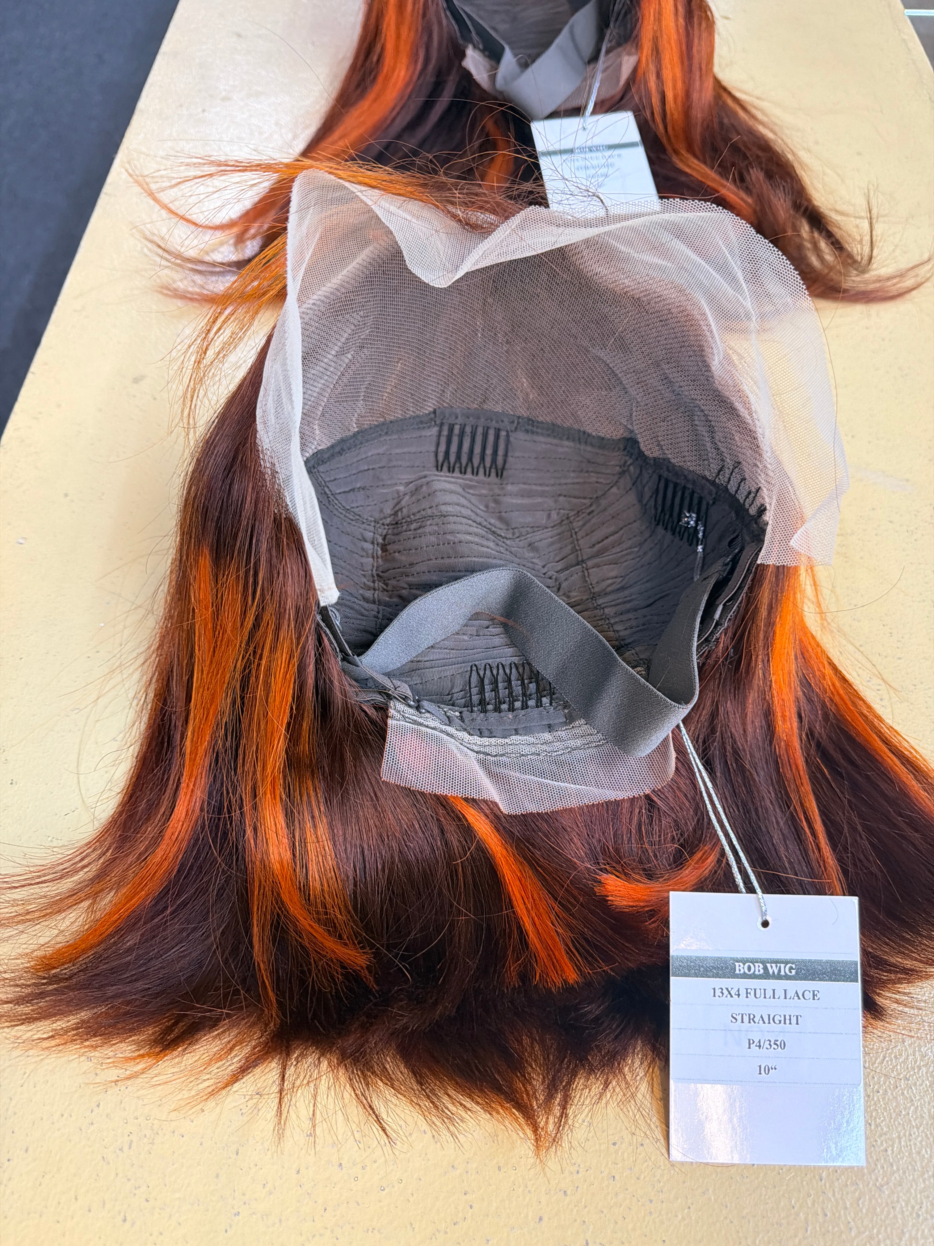 100% Human Hair 13x4 Lace Bob Wig – P4/350