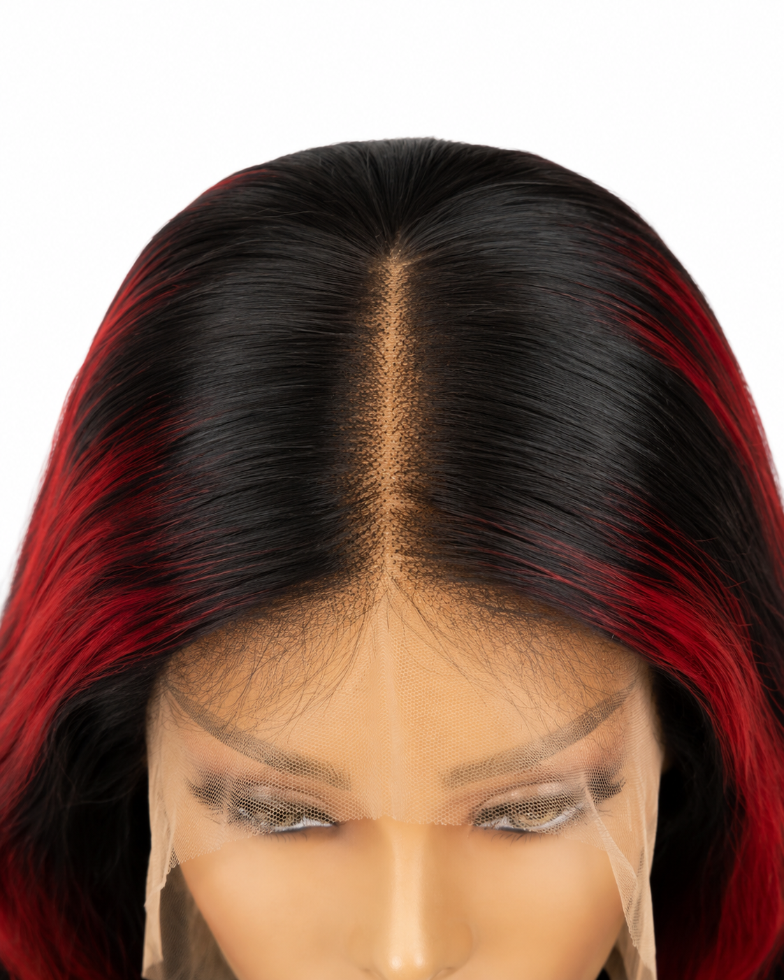 1b/RED 30”inch body wave 100% human hair wig 13x6