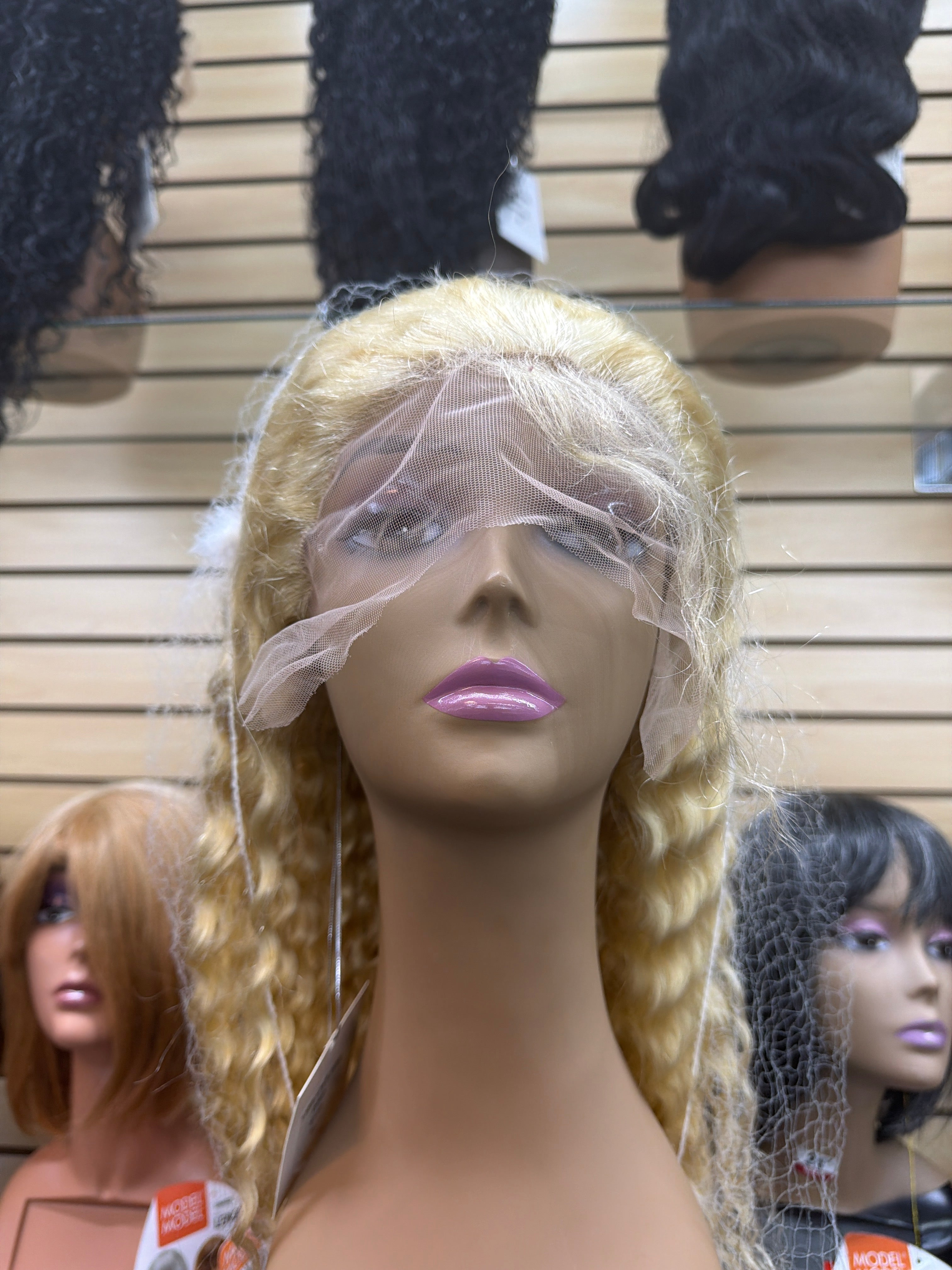 30” 613 Blonde Deep Wave 13x6 Lace Front Wig – 100% Human Hair