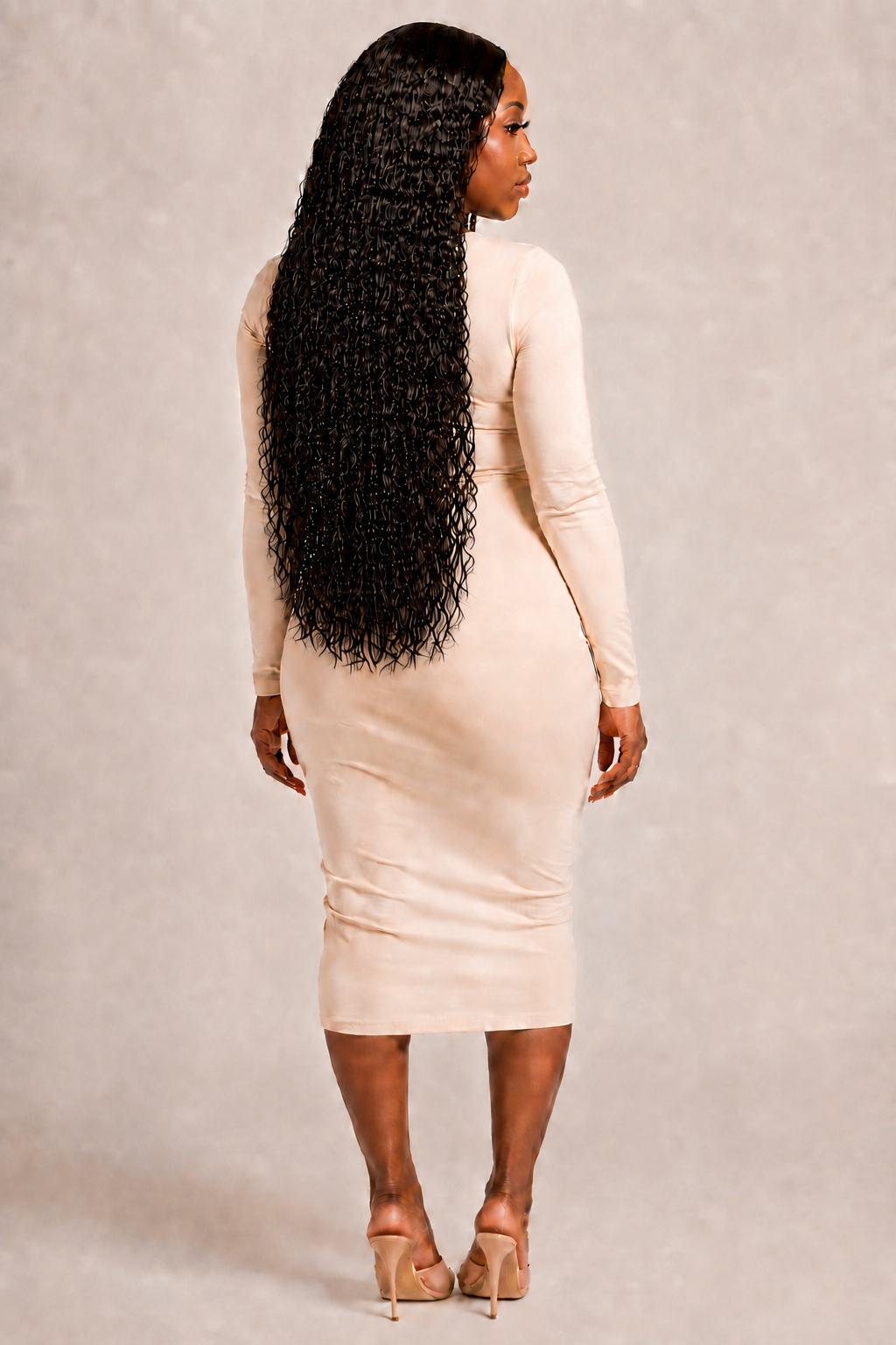 100% Human Hair 13x6  Lace Front DEEP WAVE Wig, available in Natural Black and P4/27 Highlight, in lengths 22 to 38 inches.