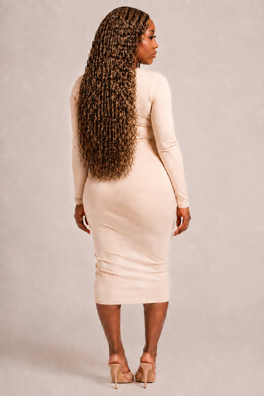 100% Human Hair 13x6  Lace Front DEEP WAVE Wig, available in Natural Black and P4/27 Highlight, in lengths 22 to 38 inches.
