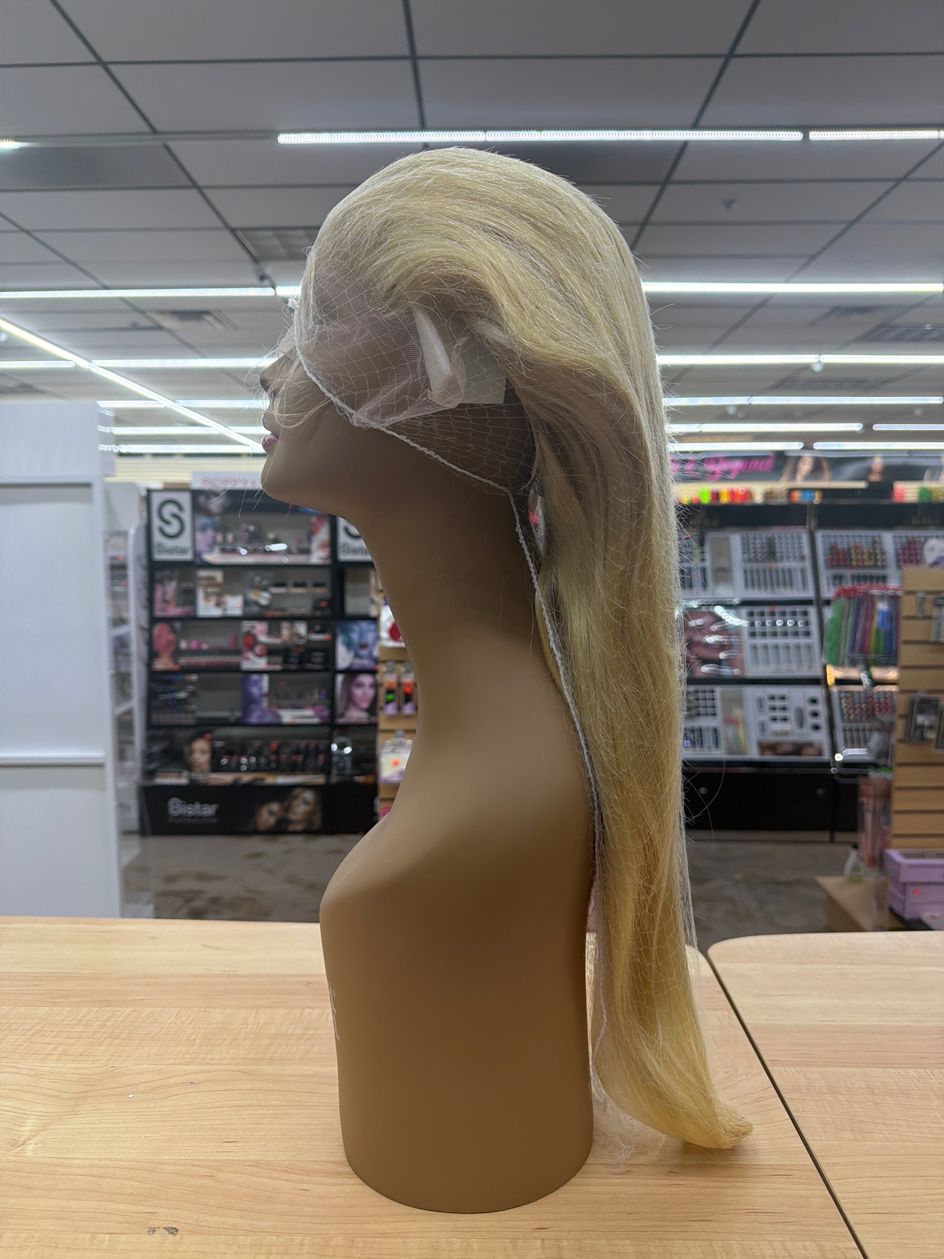 30” 613 Blonde Straight 13x6 Lace Front Wig – 100% Human Hair