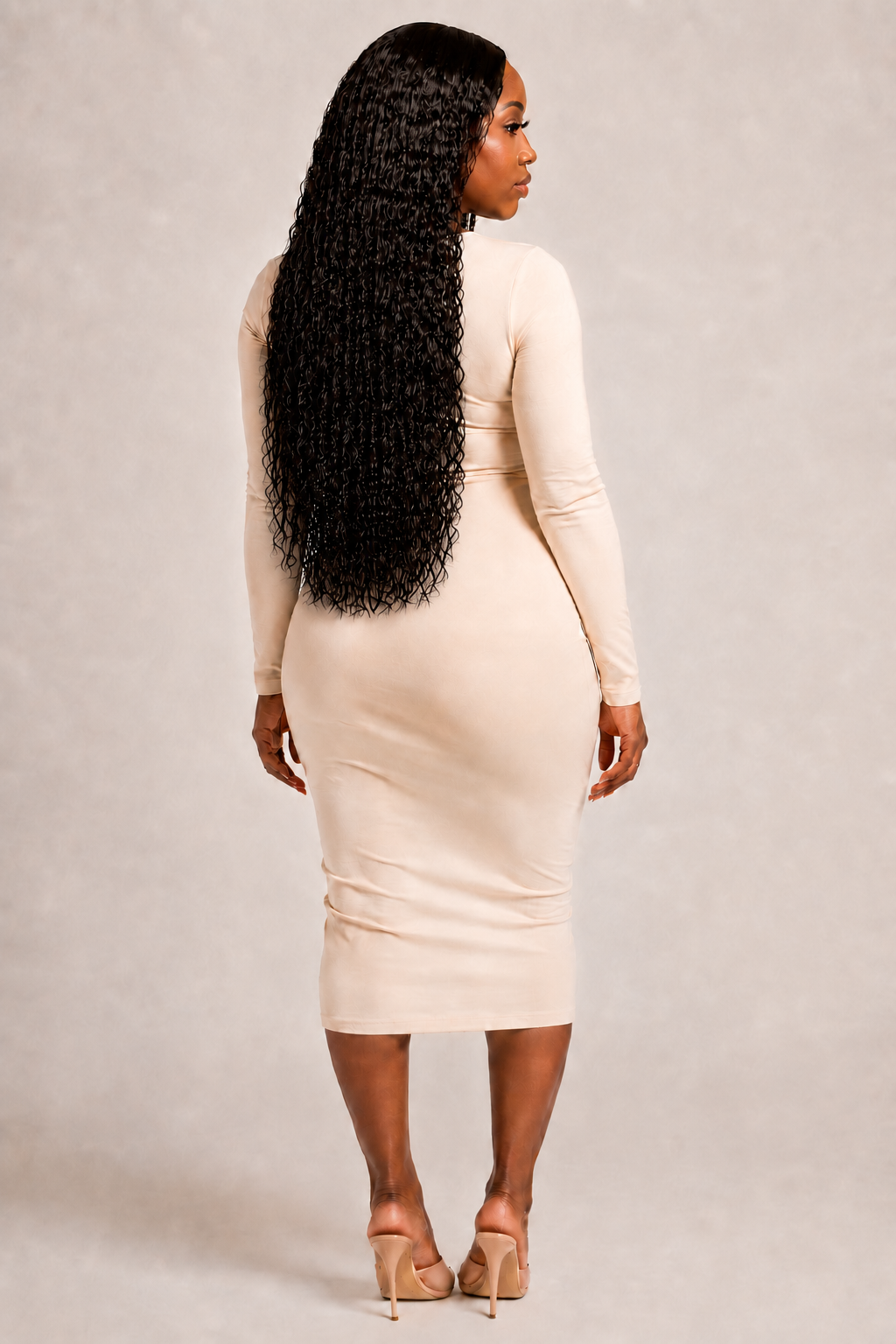 100% Human Hair 13x6  Lace Front DEEP WAVE Wig, available in Natural Black and P4/27 Highlight, in lengths 22 to 38 inches.