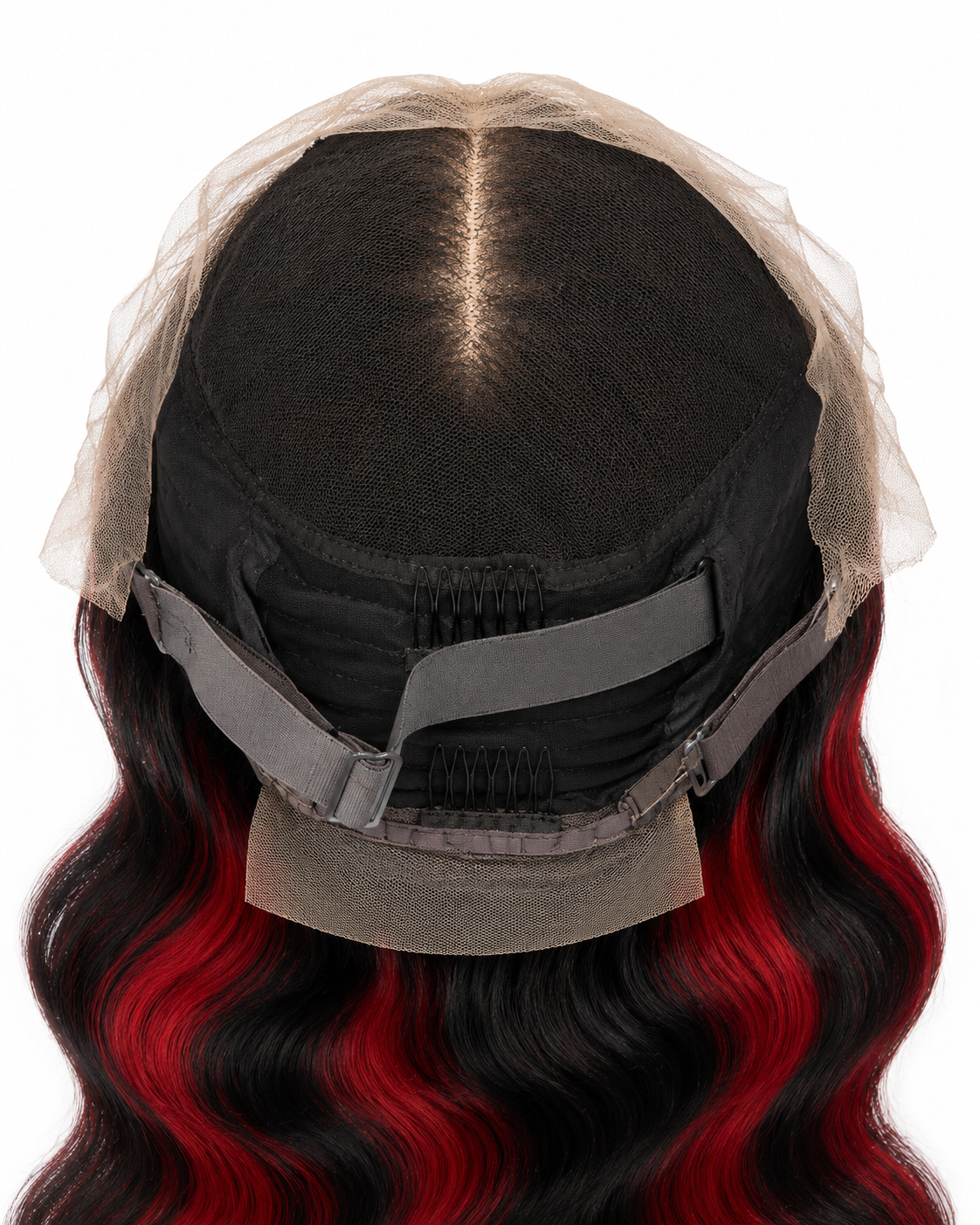 1b/RED 30”inch body wave 100% human hair wig 13x6