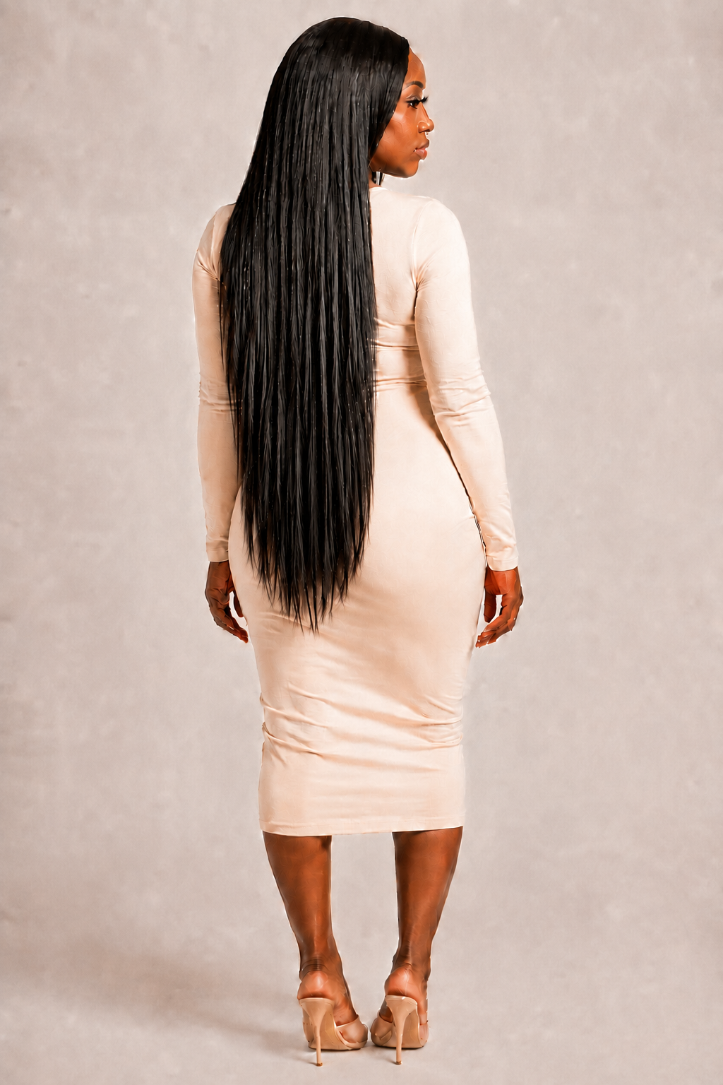 100% Human Hair 13x6  Lace Front Straight Wig, available in Natural Black and P4/27 Highlight, in lengths 22 to 38 inches.