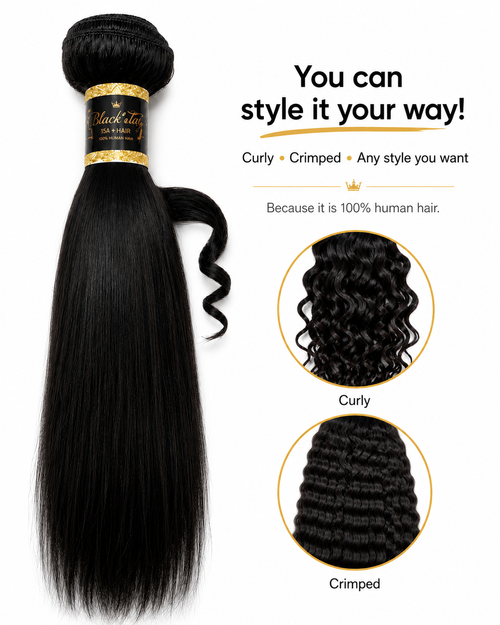 Black Tag 100% Human Hair Bundles | Single Bundle & 3-Bundle Deals