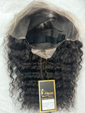 100% human hair wigs deep wave 13x6