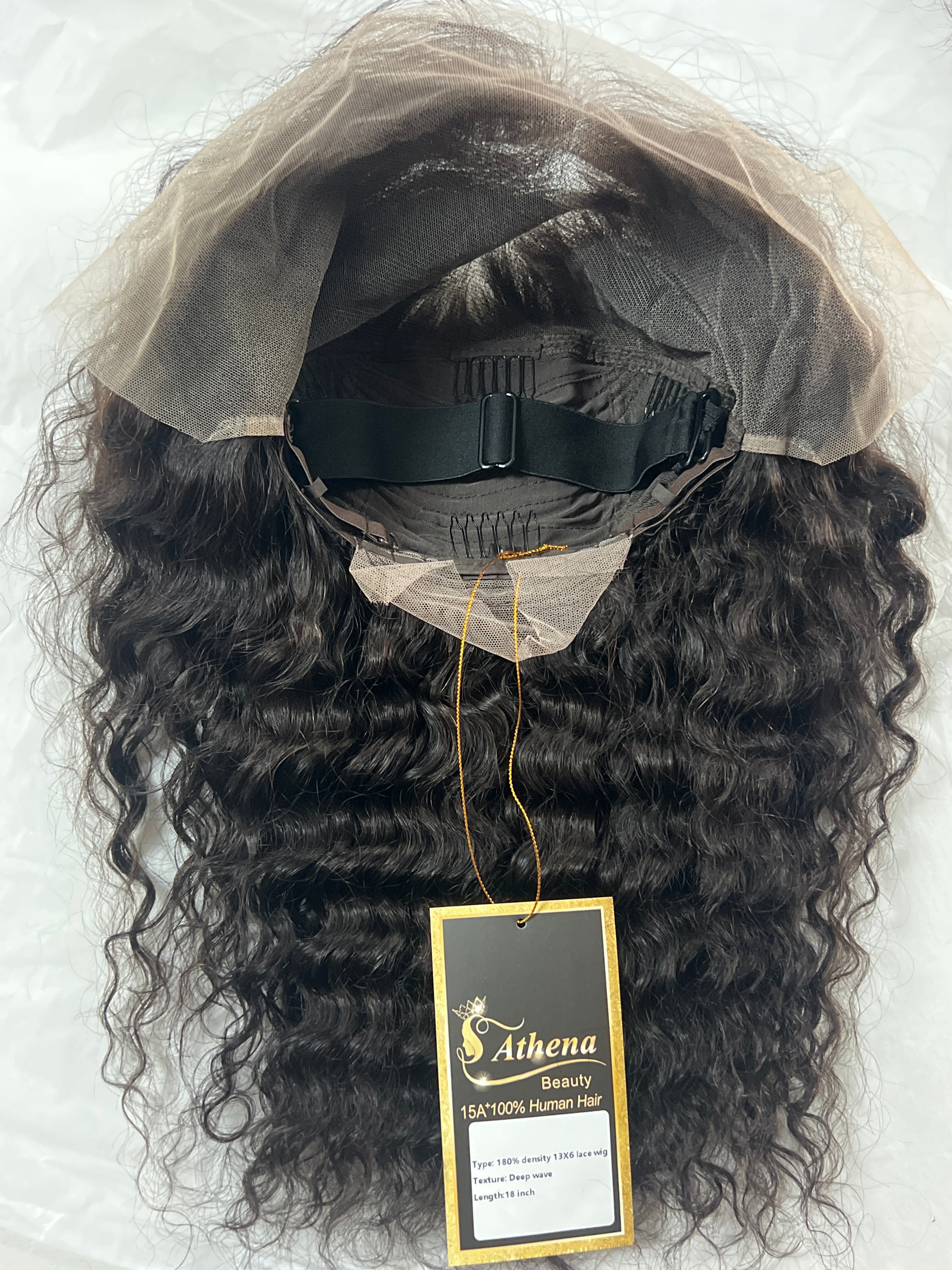 100% human hair wigs deep wave 13x6