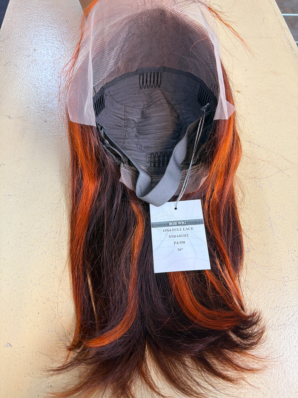 100% Human Hair 13x4 Lace Bob Wig – P4/350