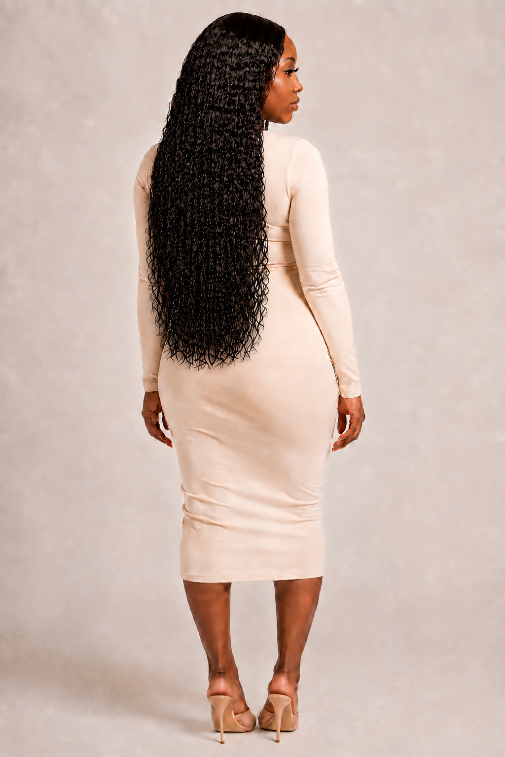 100% Human Hair 13x6  Lace Front DEEP WAVE Wig, available in Natural Black and P4/27 Highlight, in lengths 22 to 38 inches.