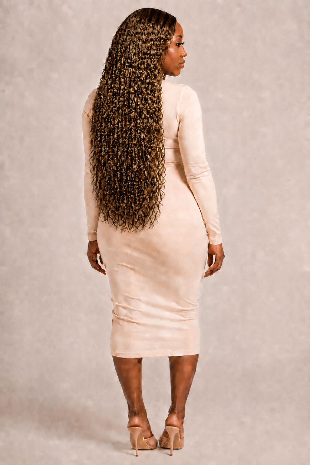 100% Human Hair 13x6  Lace Front DEEP WAVE Wig, available in Natural Black and P4/27 Highlight, in lengths 22 to 38 inches.