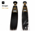 Black Tag  Straight Human Hair Bundle