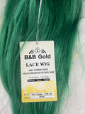 100% human hair wig 13x4 green 28”inch