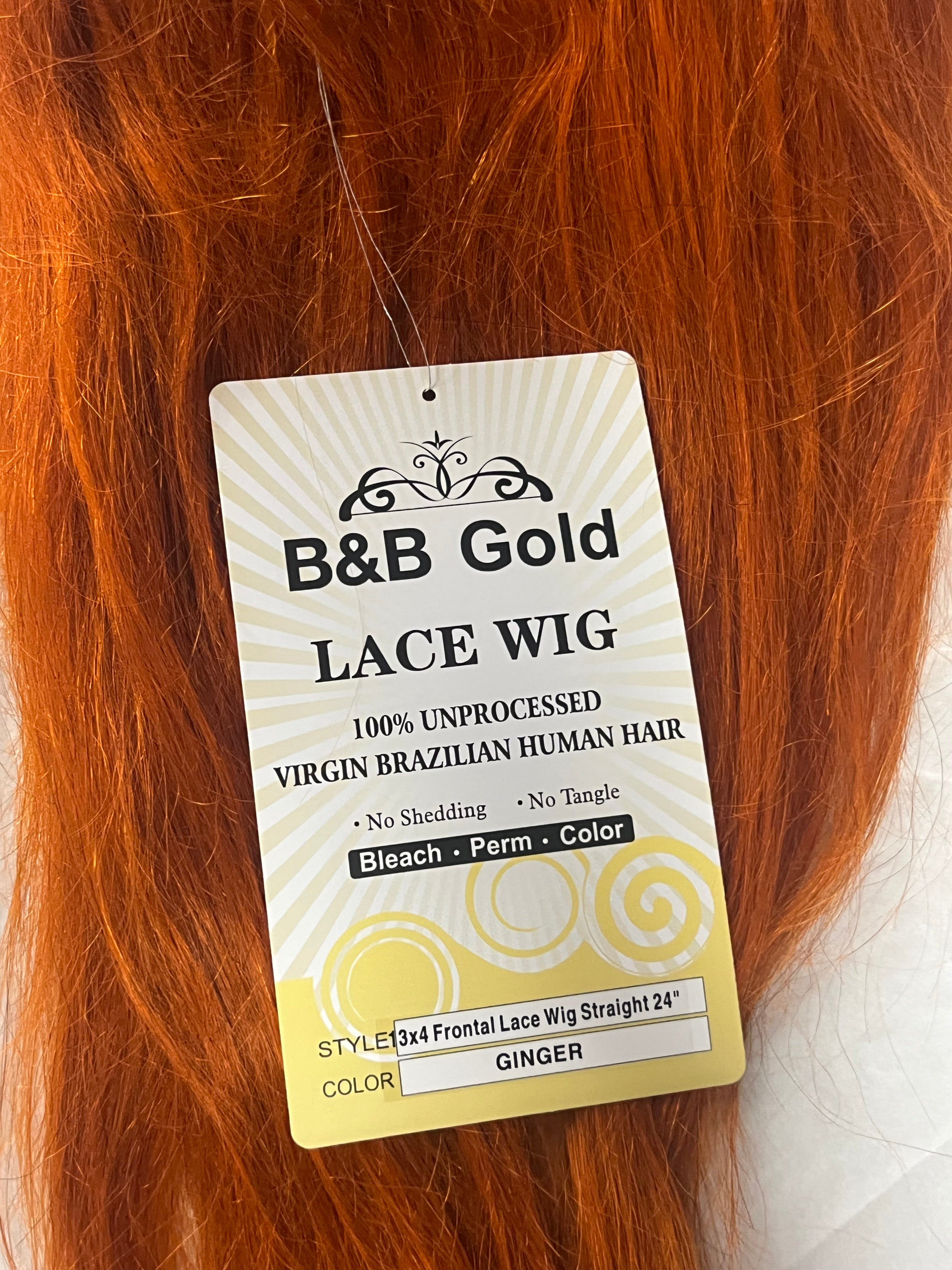 100% human hair wig 13x4 ginger 28”inch and 24”inch