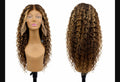 13x6 Deep Wave P4/27 Highlight actual front and back wig photo